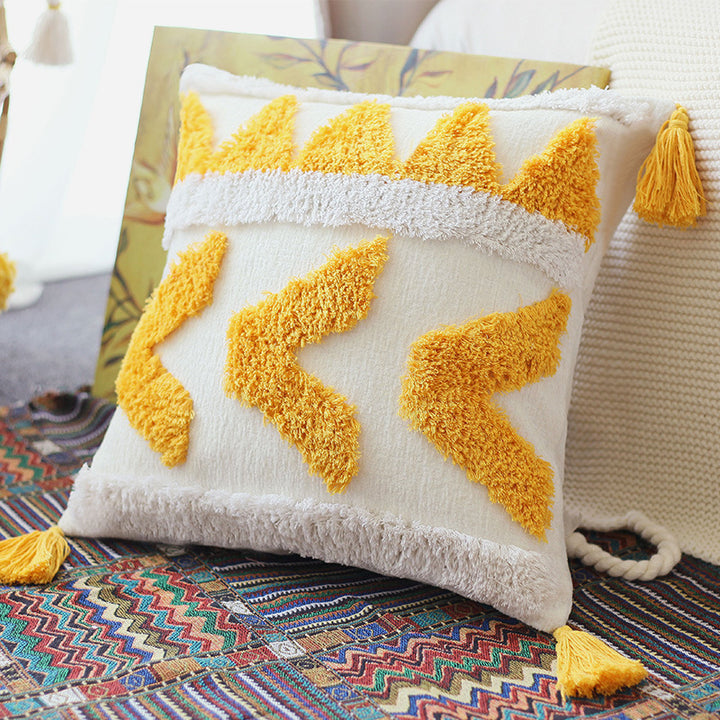 Artistic Textured Accent Pillow