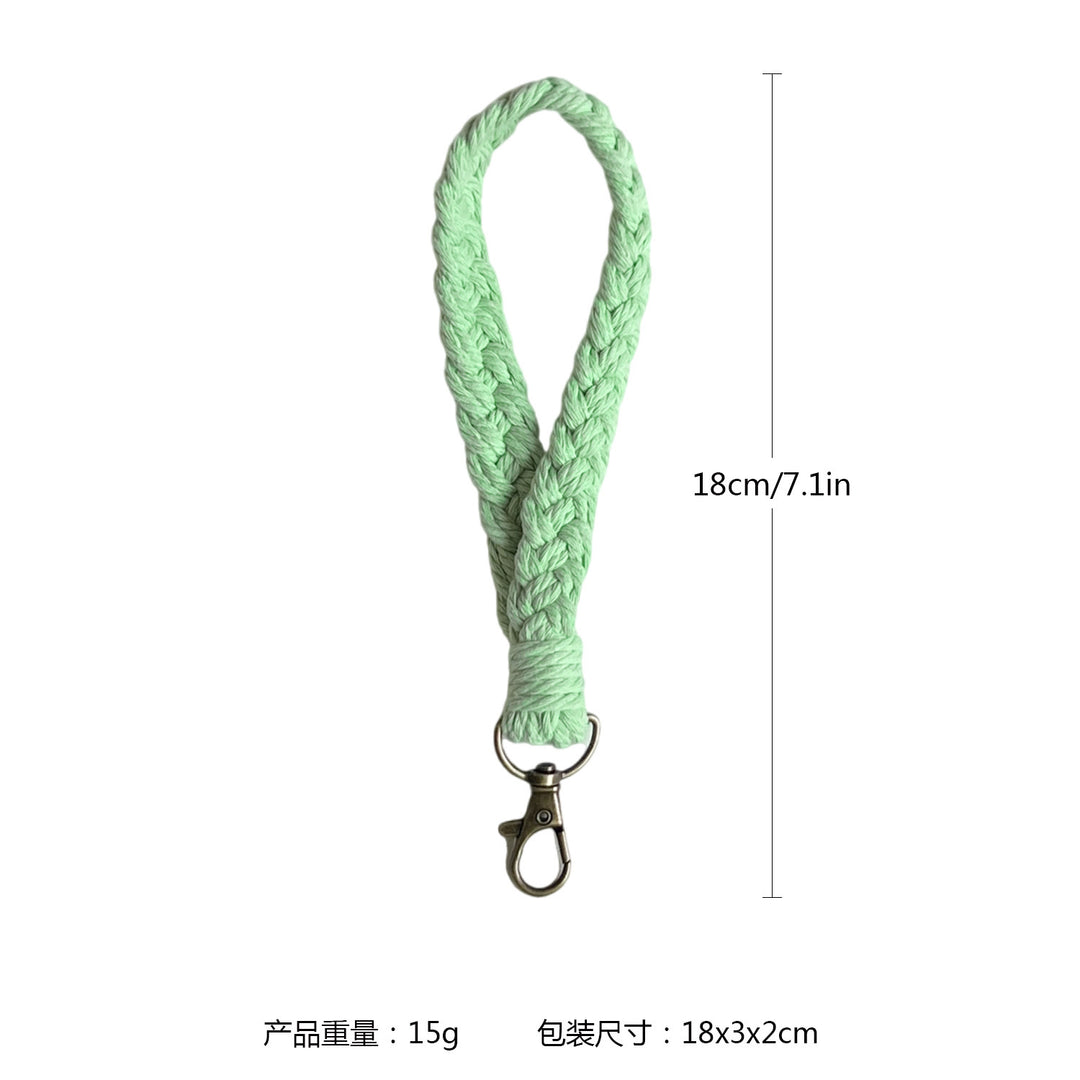 Braided Rope Keychain Holder