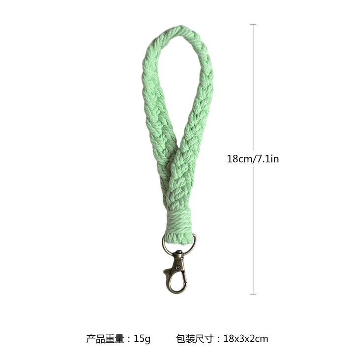 Braided Rope Keychain Holder