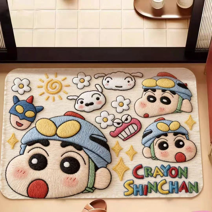 Animated Character Plush Bath Mat