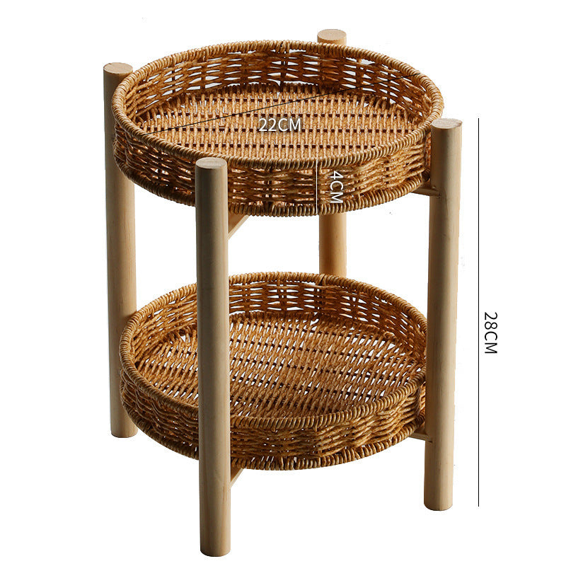 Handcrafted Wicker Storage Basket