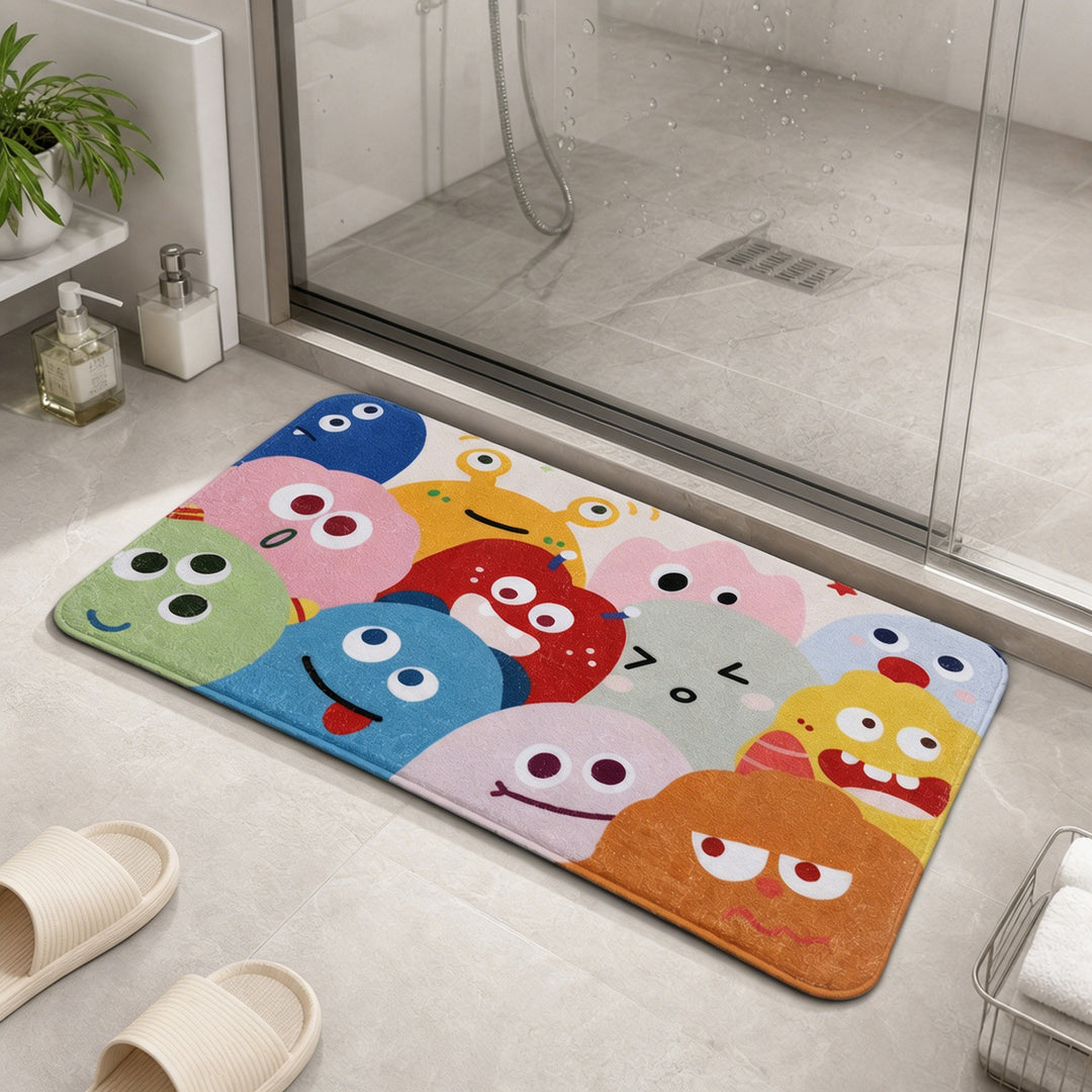 Fun Character Bath Mat for Bathroom
