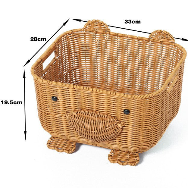 Decorative Animal-Themed Storage Basket