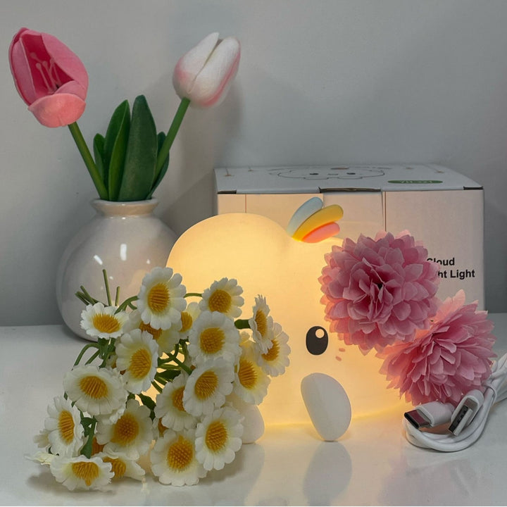 Silicone Sweet Cloud Night Light Table Lamp