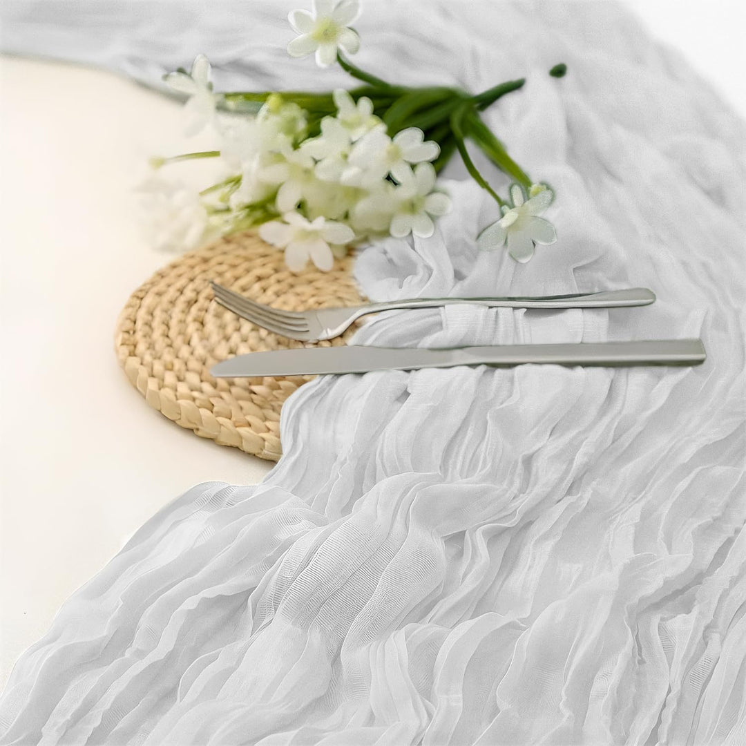 Wo Soft Chiffon Table Runner