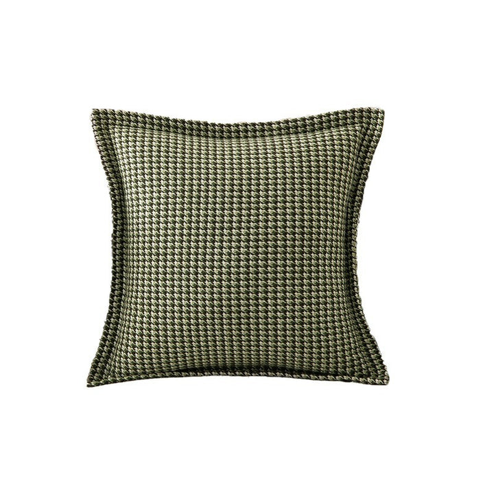 Checkered Pattern Accent Cushion