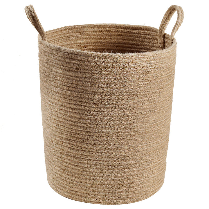 Manufactured Natural Fiber Storage Basket
