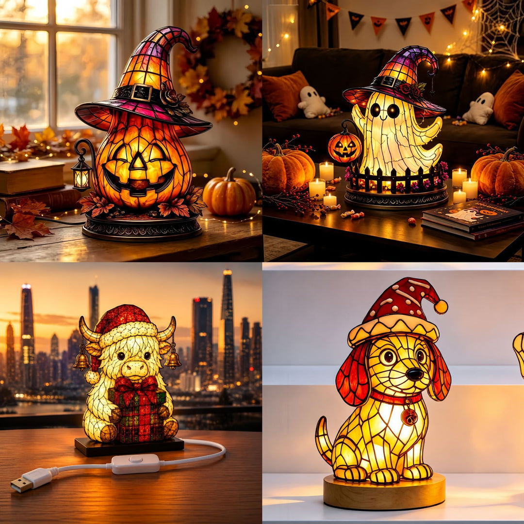 Decorative Pumpkin Hat Lamp