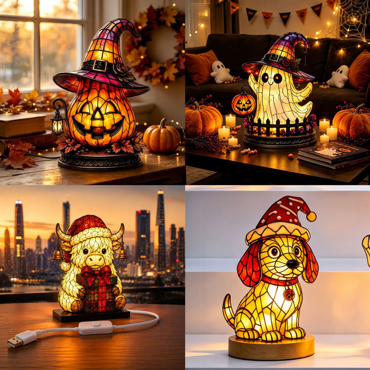 Decorative Pumpkin Hat Lamp