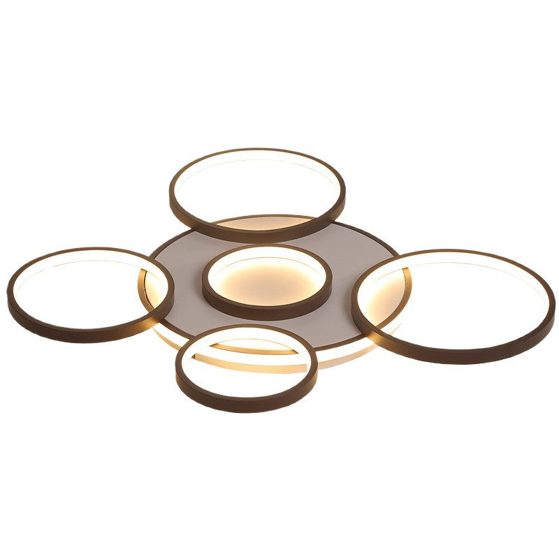 Modern adjustable LED ring ceiling light