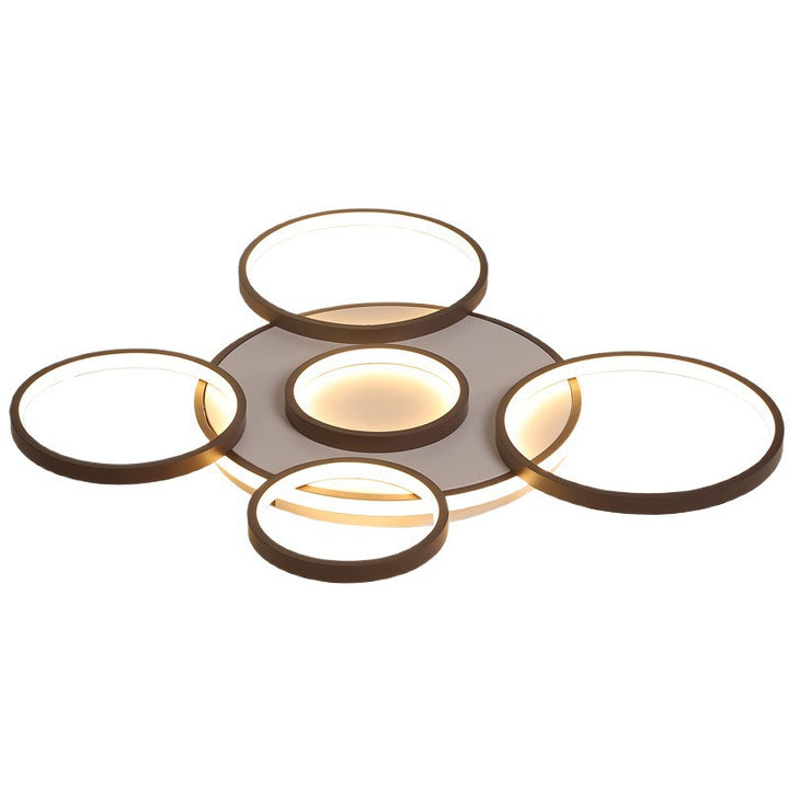 Modern adjustable LED ring ceiling light