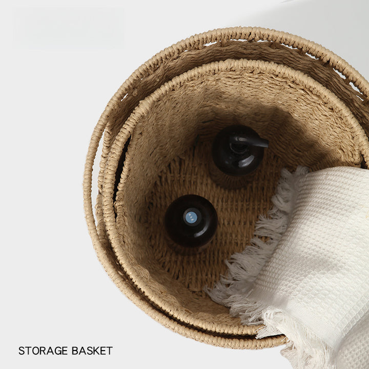 Decorative storage basket
