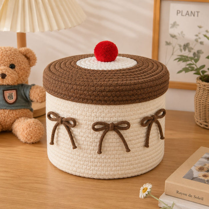 Decorative Knitted Storage Container