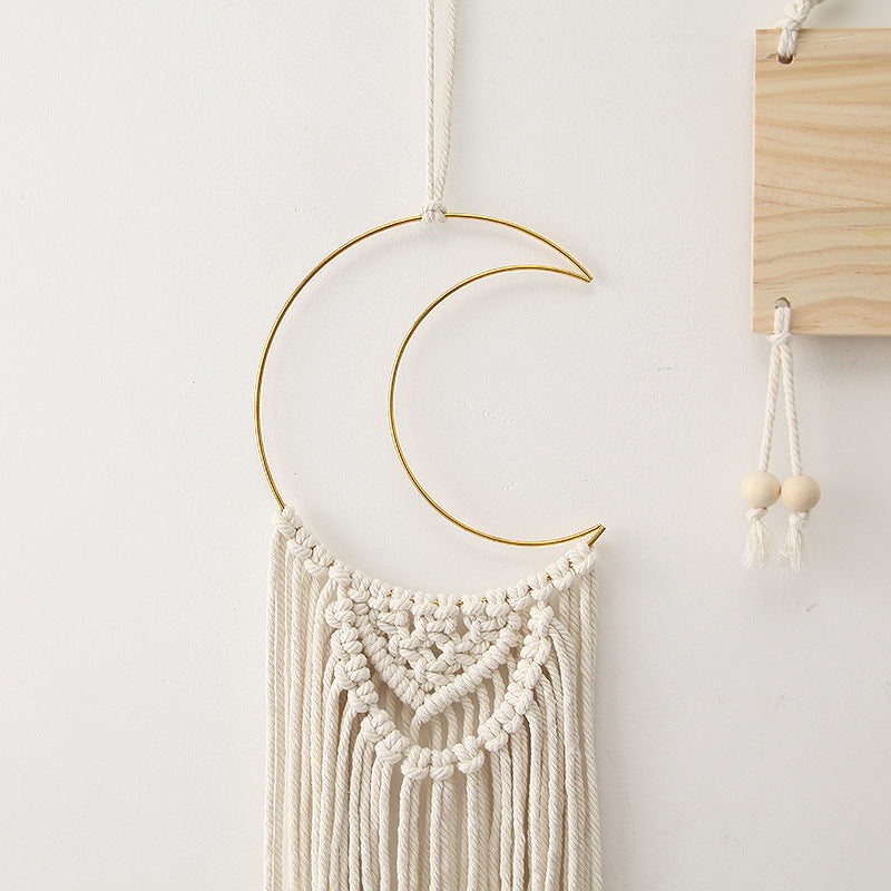 Macramé Moon Wall Hanging