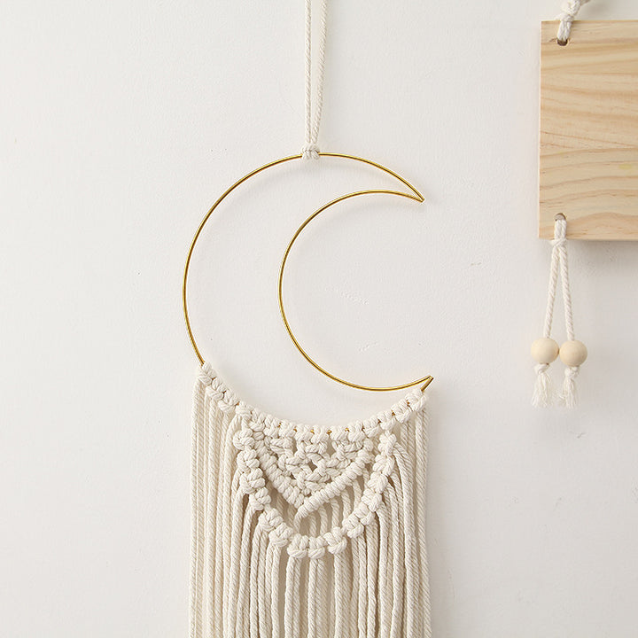 Macramé Moon Wall Hanging
