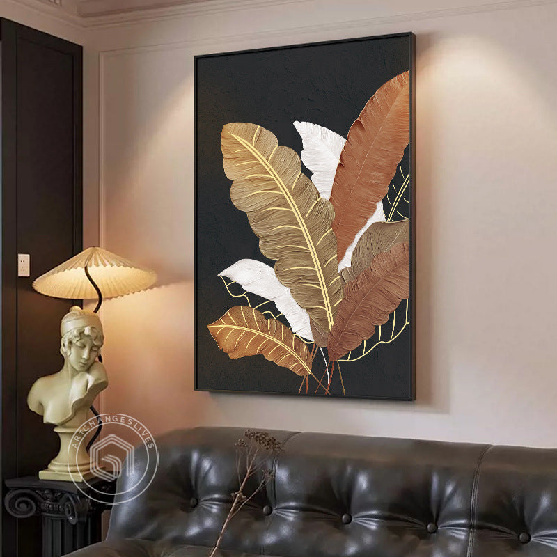Botanical Leaf Canvas Wall Art
