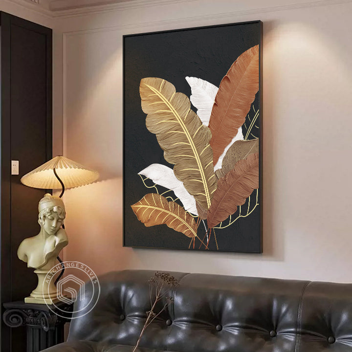 Botanical Leaf Canvas Wall Art
