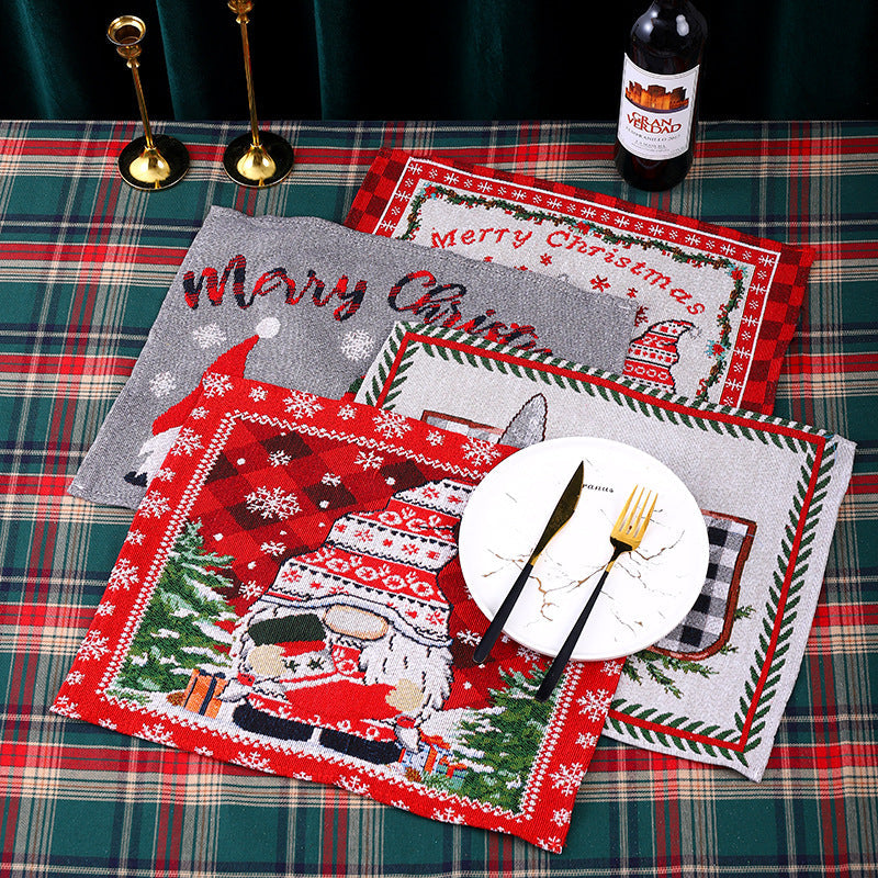 Festive tablecloth with Christmas pattern