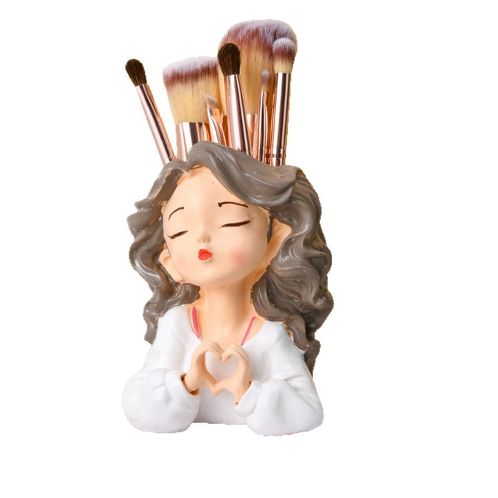 Cute Heart Gesture Figurine