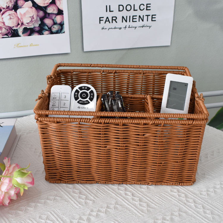 Versatile Woven Storage Organizer with Compartmentalized Design