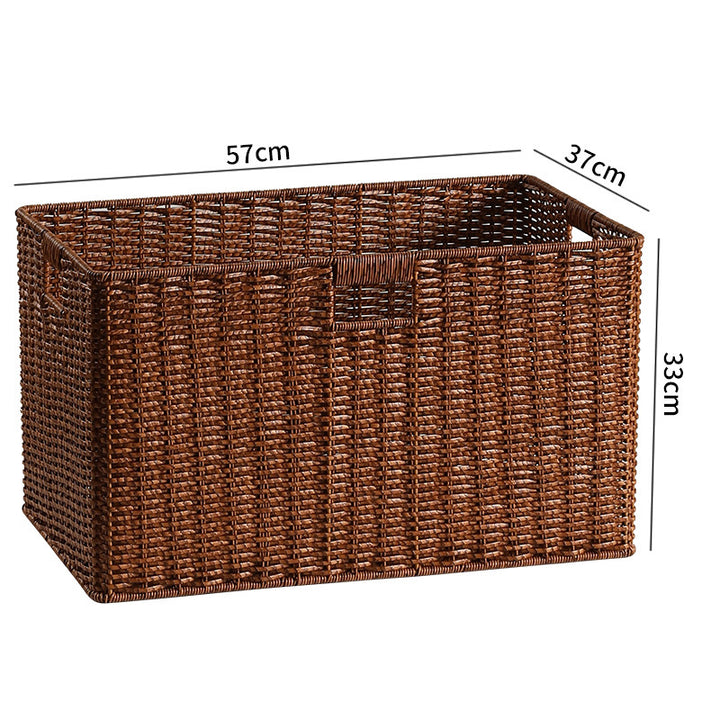 Handcrafted Rectangular Storage Basket