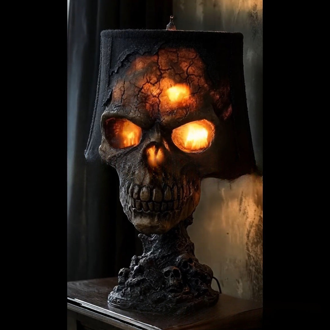 Decorative Skull Table Lamp