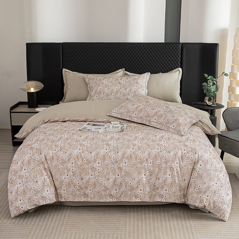Nature-Inspired Botanical Print Duvet Cover Set