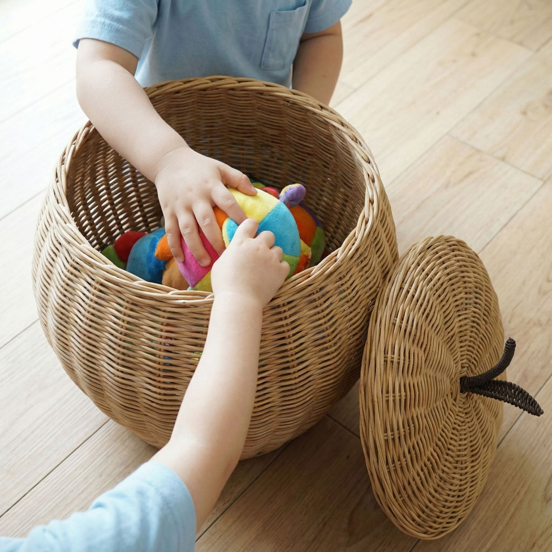 Decorative storage basket