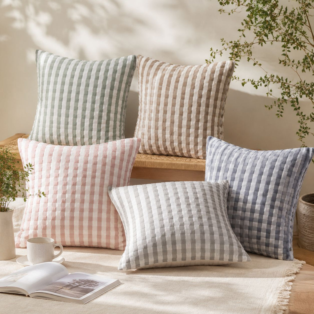 Checkered Decorative Throw Pillow