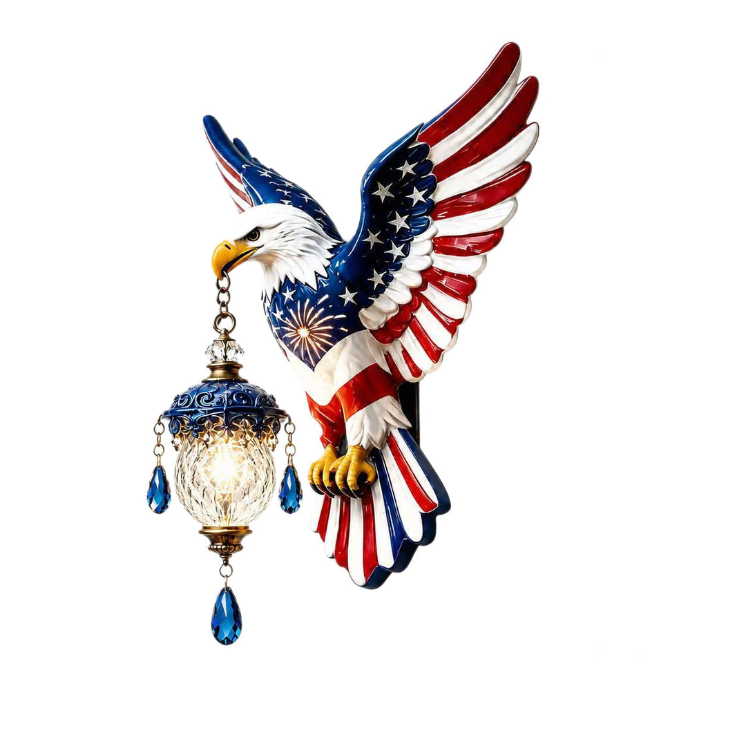 Decorative wall lamp in eagle design