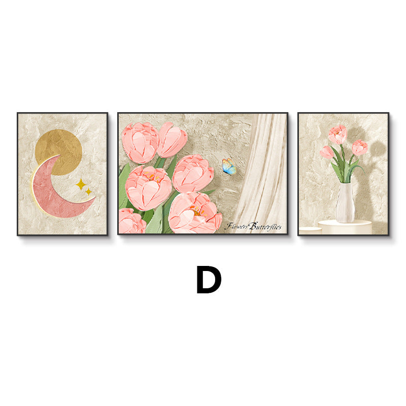 Decorative Framed Triptych Art Print