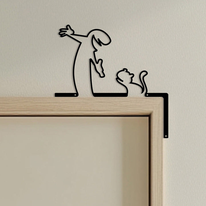 Wall decoration with animal motif