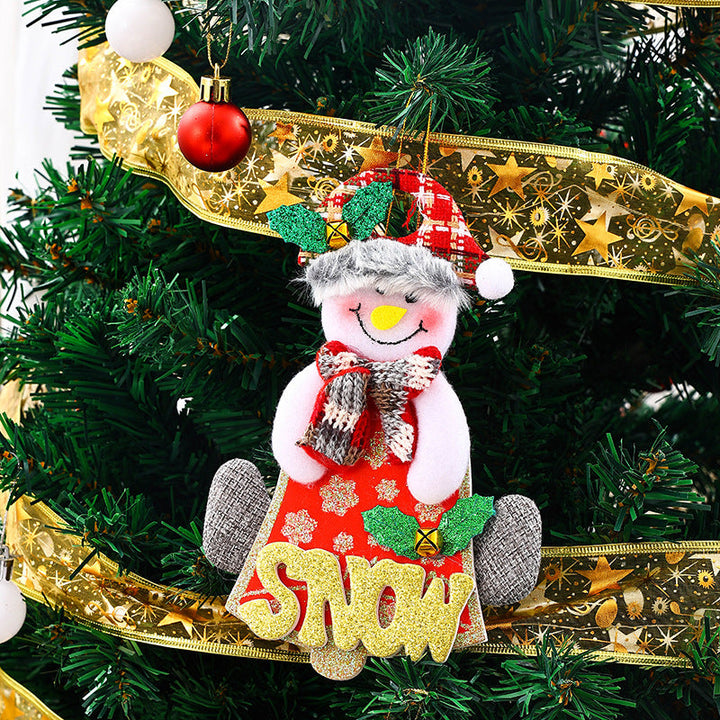 Decorative Christmas figure in snowman design