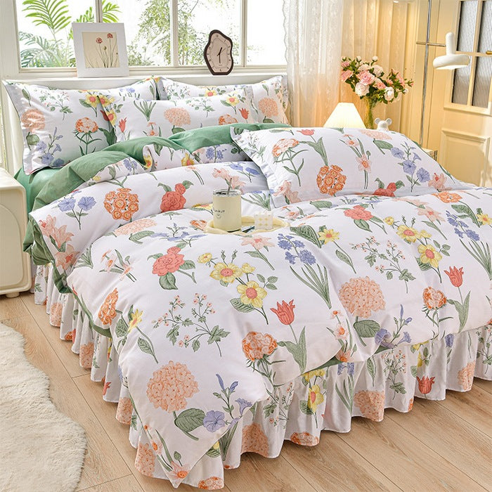 Floral Design Comforter Set
