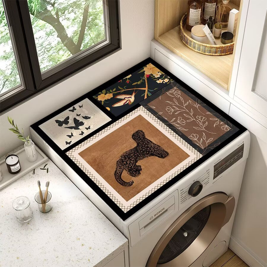 Wildlife-Themed Laundry Room Mat