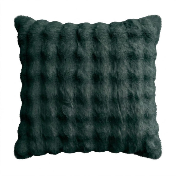 Plush Faux Fur Decorative Pillow