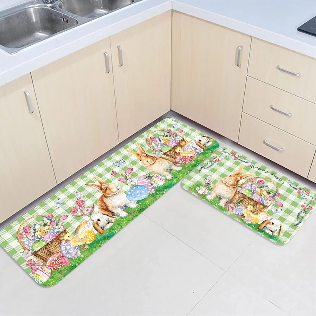 Children's Easter-Themed Kitchen Floor Mat