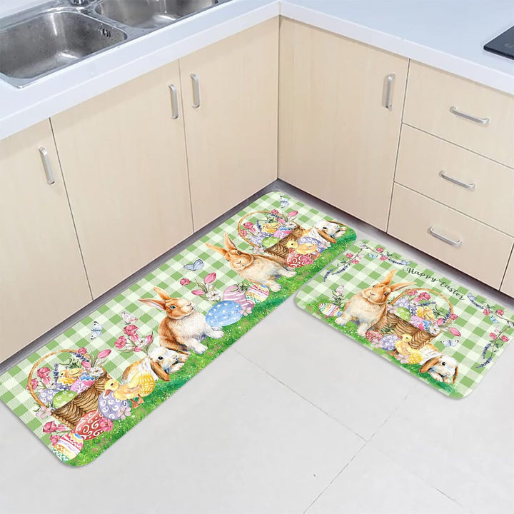 Children's Easter-Themed Kitchen Floor Mat