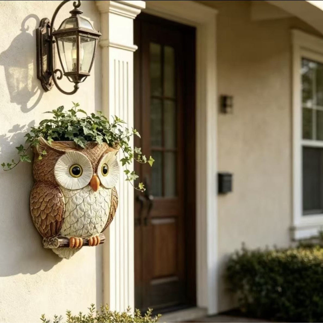 Decorative Owl Plant Holder