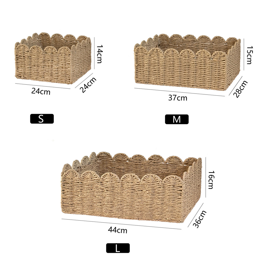 Decorative storage basket