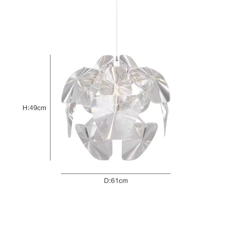 Modern geometric pendant light