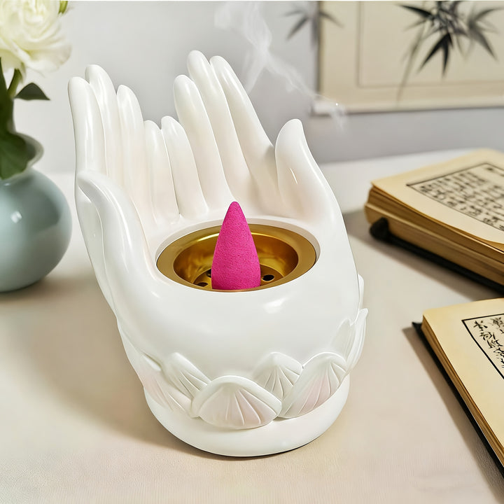 Decorative Hand-Shaped Incense Holder