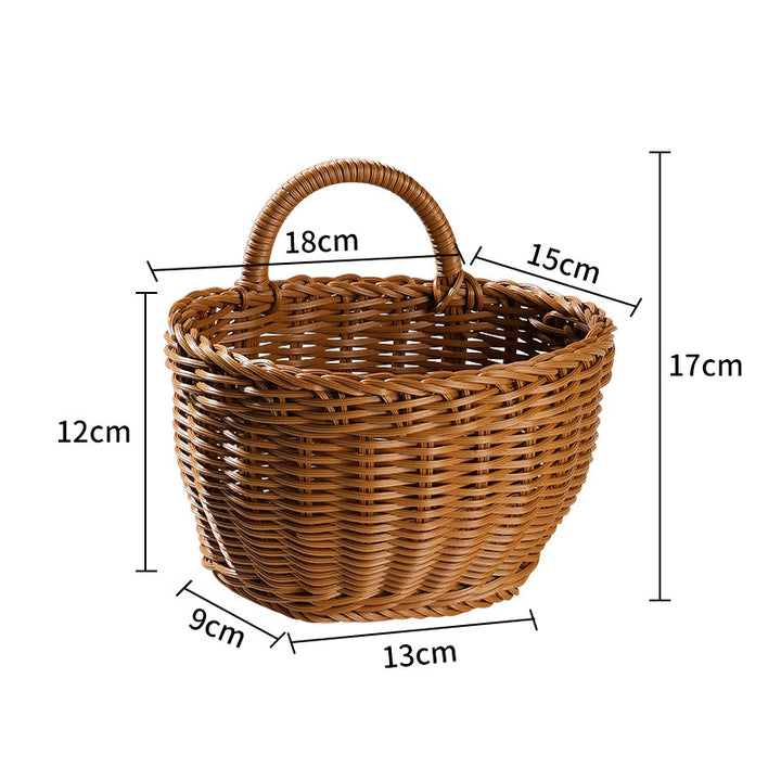 Hand-Woven Decorative Storage Basket