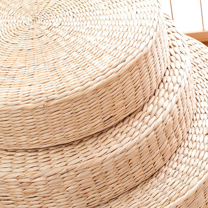 Round Woven Floor Cushion