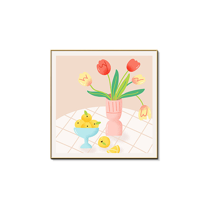 Decorative Framed Floral Still Life Art Print