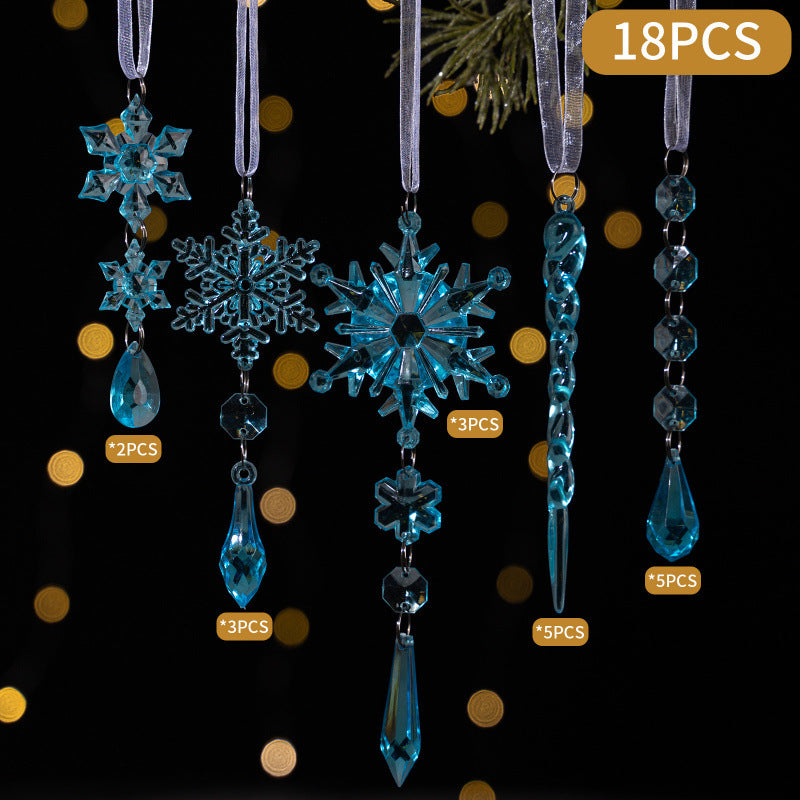 Glittering Snowflake Decoration