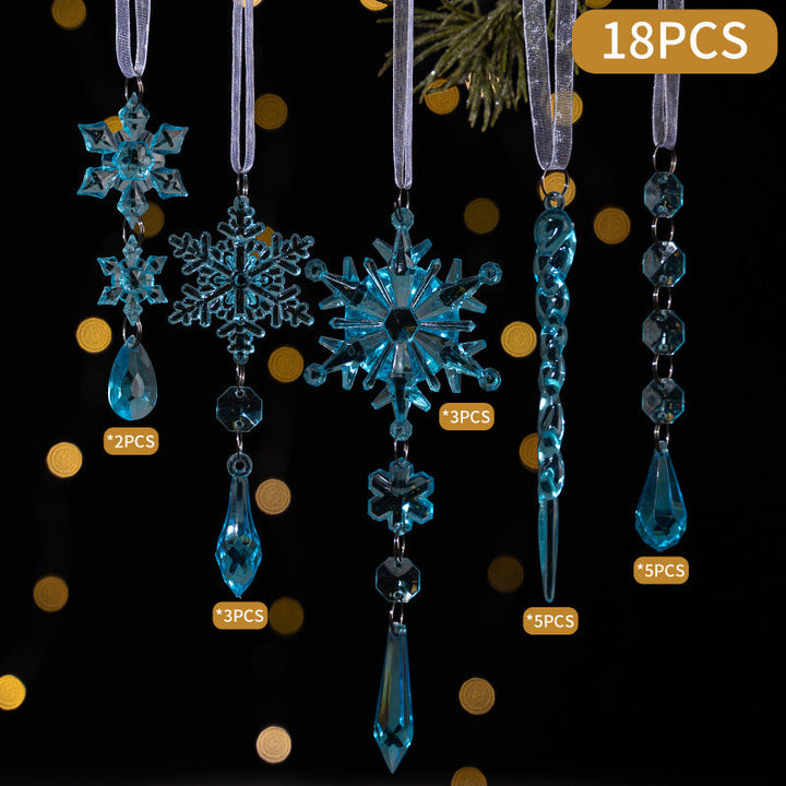 Glittering Snowflake Decoration