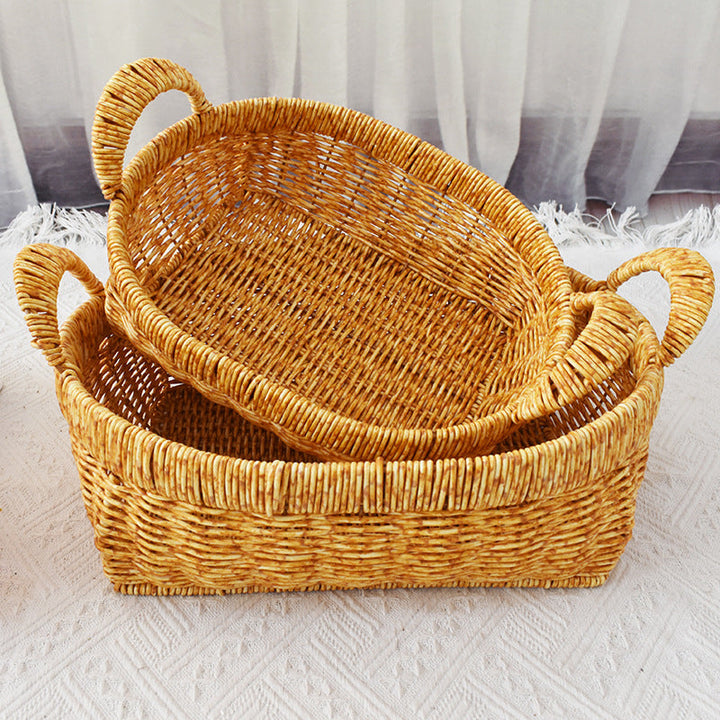 Handwoven Natural Storage Basket