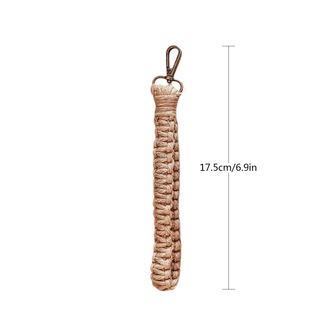Macrame Keychain Holder with Clip