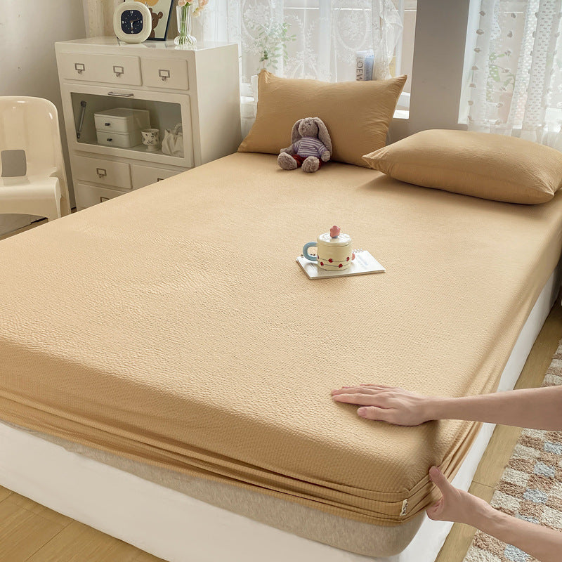 Stretchy Ribbed Mattress Protector